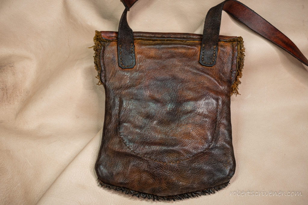 Small Cowhide Hunting Pouch #12 - Robert Scrivener